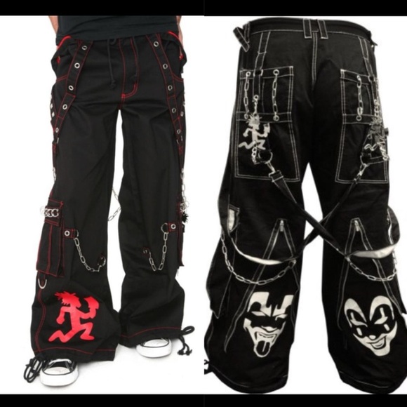 (SOLD) RARE ICP Black and Red Tripp NYC Pants - Picture 3 of 7
